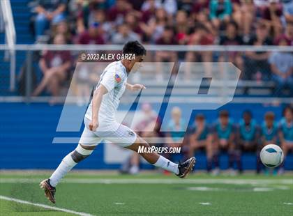 Thumbnail 3 in Palestine vs Hidalgo Early College (UIL 4A Soccer Final) photogallery.