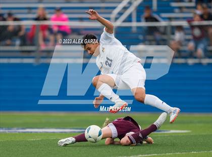 Thumbnail 2 in Palestine vs Hidalgo Early College (UIL 4A Soccer Final) photogallery.