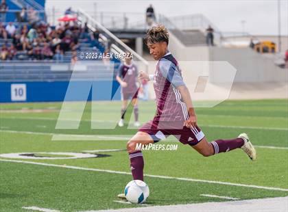 Thumbnail 3 in Palestine vs Hidalgo Early College (UIL 4A Soccer Final) photogallery.