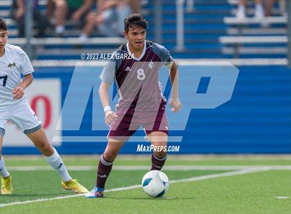 Thumbnail 3 in Palestine vs Hidalgo Early College (UIL 4A Soccer Final) photogallery.