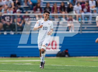 Thumbnail 3 in Palestine vs Hidalgo Early College (UIL 4A Soccer Final) photogallery.
