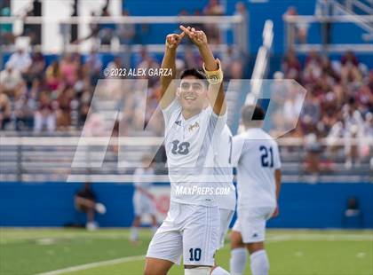 Thumbnail 3 in Palestine vs Hidalgo Early College (UIL 4A Soccer Final) photogallery.