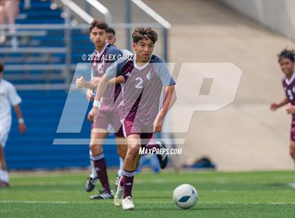 Thumbnail 2 in Palestine vs Hidalgo Early College (UIL 4A Soccer Final) photogallery.