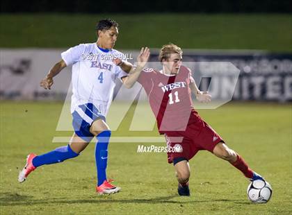 Thumbnail 2 in NCCA East vs. West All-Star Game  photogallery.