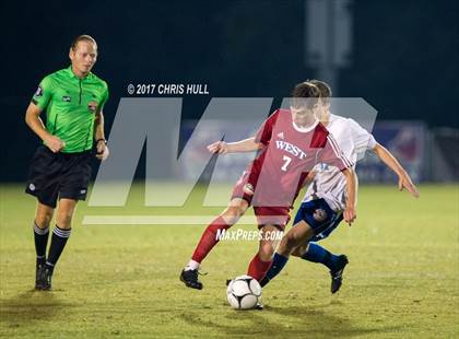 Thumbnail 3 in NCCA East vs. West All-Star Game  photogallery.