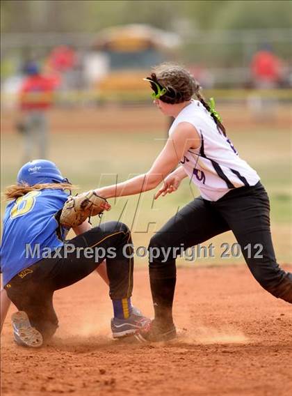 Thumbnail 3 in Pahranagat Valley vs. Victor Valley Christian (Spring Slam Tournament) photogallery.