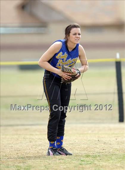 Thumbnail 3 in Pahranagat Valley vs. Victor Valley Christian (Spring Slam Tournament) photogallery.