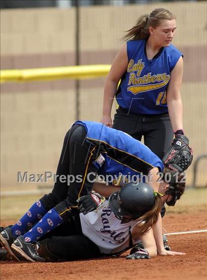 Thumbnail 1 in Pahranagat Valley vs. Victor Valley Christian (Spring Slam Tournament) photogallery.