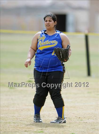 Thumbnail 2 in Pahranagat Valley vs. Victor Valley Christian (Spring Slam Tournament) photogallery.