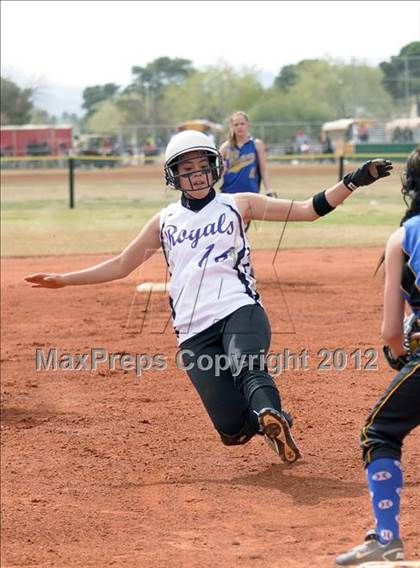Thumbnail 1 in Pahranagat Valley vs. Victor Valley Christian (Spring Slam Tournament) photogallery.