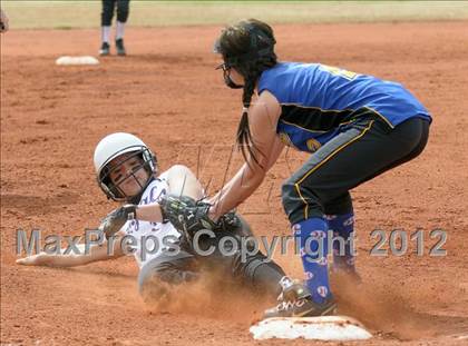 Thumbnail 1 in Pahranagat Valley vs. Victor Valley Christian (Spring Slam Tournament) photogallery.
