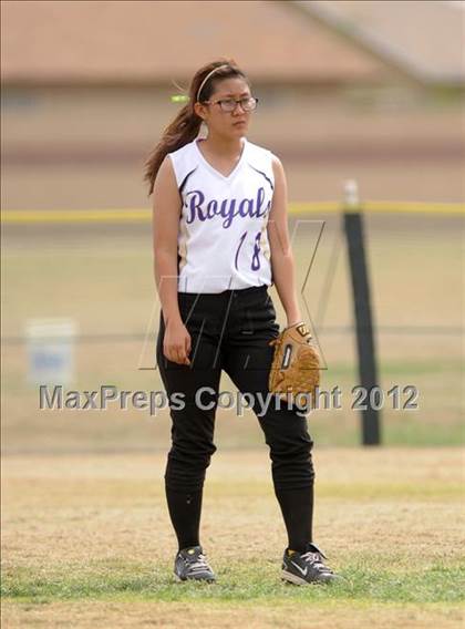 Thumbnail 3 in Pahranagat Valley vs. Victor Valley Christian (Spring Slam Tournament) photogallery.