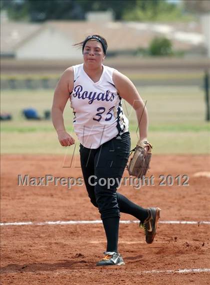 Thumbnail 1 in Pahranagat Valley vs. Victor Valley Christian (Spring Slam Tournament) photogallery.