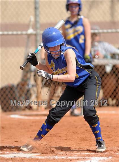 Thumbnail 2 in Pahranagat Valley vs. Victor Valley Christian (Spring Slam Tournament) photogallery.