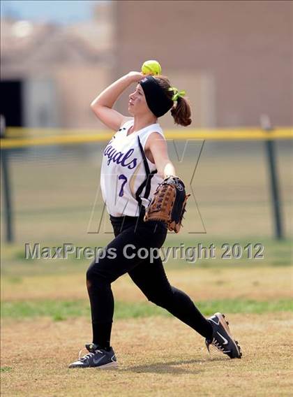 Thumbnail 3 in Pahranagat Valley vs. Victor Valley Christian (Spring Slam Tournament) photogallery.