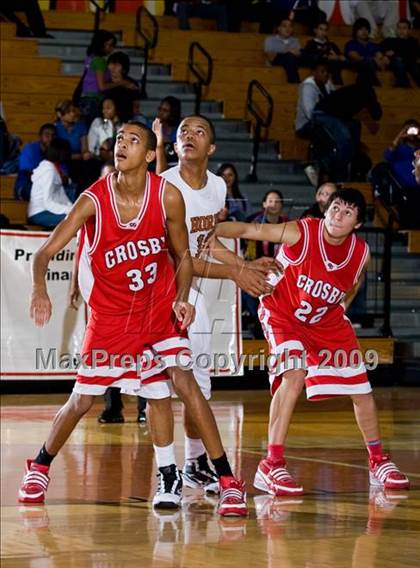 Thumbnail 2 in Dobie vs. Crosby (McDonalds Texas Invitational) photogallery.