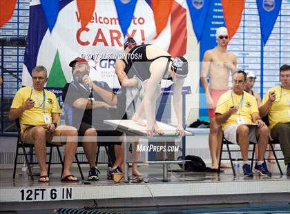 Thumbnail 1 in NCHSAA 3A State Swim Championship (Finals) photogallery.
