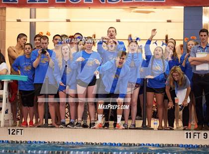 Thumbnail 2 in NCHSAA 3A State Swim Championship (Finals) photogallery.