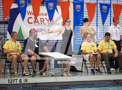 Thumbnail 3 in NCHSAA 3A State Swim Championship (Finals) photogallery.