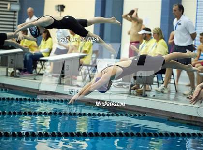 Thumbnail 3 in NCHSAA 3A State Swim Championship (Finals) photogallery.