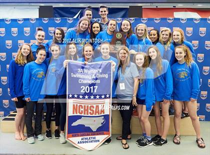 Thumbnail 1 in NCHSAA 3A State Swim Championship (Finals) photogallery.