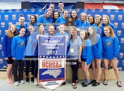 Thumbnail 3 in NCHSAA 3A State Swim Championship (Finals) photogallery.