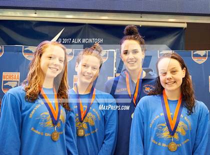 Thumbnail 1 in NCHSAA 3A State Swim Championship (Finals) photogallery.
