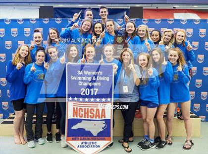 Thumbnail 2 in NCHSAA 3A State Swim Championship (Finals) photogallery.