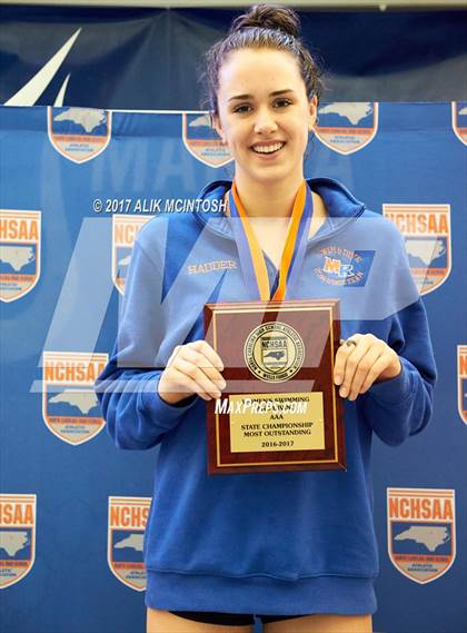 Thumbnail 3 in NCHSAA 3A State Swim Championship (Finals) photogallery.