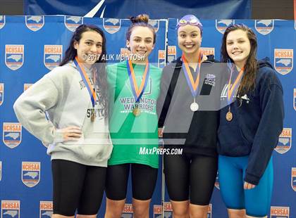Thumbnail 3 in NCHSAA 3A State Swim Championship (Finals) photogallery.
