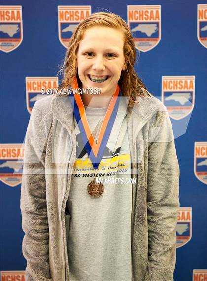 Thumbnail 3 in NCHSAA 3A State Swim Championship (Finals) photogallery.