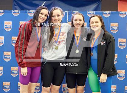 Thumbnail 3 in NCHSAA 3A State Swim Championship (Finals) photogallery.