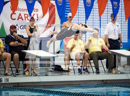 Thumbnail 2 in NCHSAA 3A State Swim Championship (Finals) photogallery.