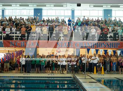 Thumbnail 1 in NCHSAA 3A State Swim Championship (Finals) photogallery.