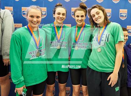 Thumbnail 3 in NCHSAA 3A State Swim Championship (Finals) photogallery.