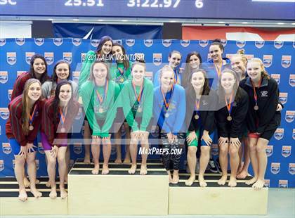 Thumbnail 3 in NCHSAA 3A State Swim Championship (Finals) photogallery.