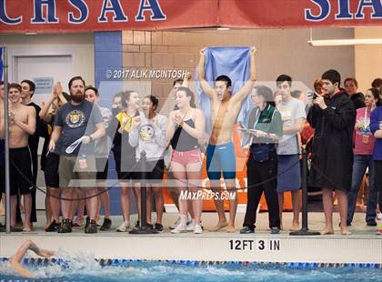 Thumbnail 1 in NCHSAA 3A State Swim Championship (Finals) photogallery.