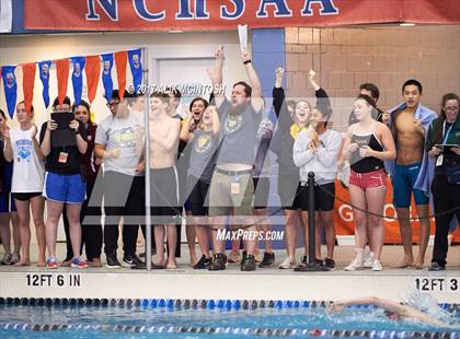 Thumbnail 3 in NCHSAA 3A State Swim Championship (Finals) photogallery.