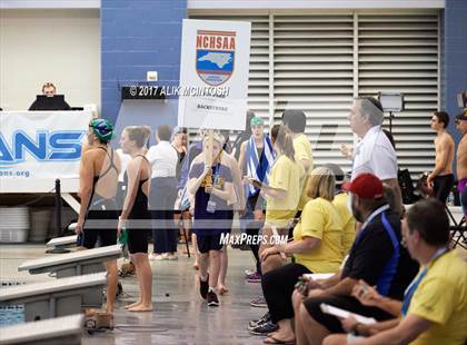 Thumbnail 2 in NCHSAA 3A State Swim Championship (Finals) photogallery.