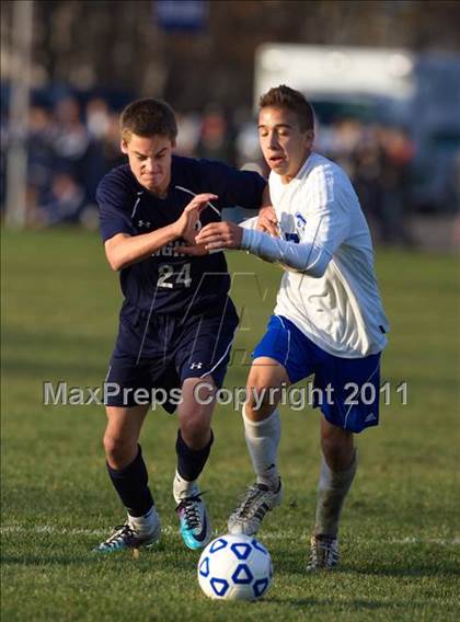 Thumbnail 3 in Brighton vs Maine-Endwell (NYSPHSAA Class A Semifinal) photogallery.