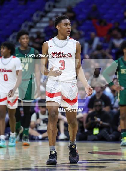 Thumbnail 1 in Lake Highlands vs. DeSoto (UIL 6A Basketball State Semifinal) photogallery.
