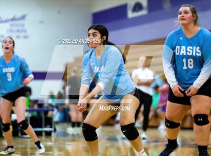 Thumbnail 3 in Fernley vs Oasis Academy (Yerington Tournament) photogallery.