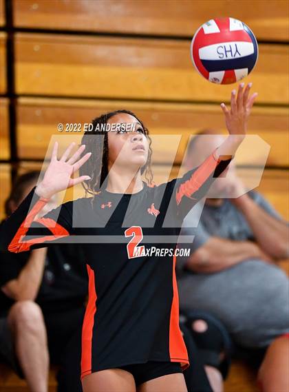 Thumbnail 3 in Fernley vs Oasis Academy (Yerington Tournament) photogallery.