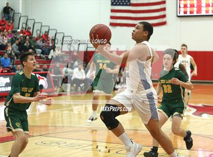 Thumbnail 2 in Deer Lakes vs. Lincoln Park Performing Arts (WPIAL 3A Playoff) photogallery.