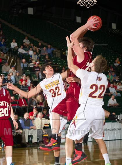 Thumbnail 2 in Faith Christian vs. Brush (CHSAA 3A State Tournament Great 8) photogallery.