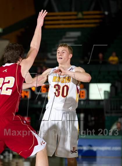 Thumbnail 1 in Faith Christian vs. Brush (CHSAA 3A State Tournament Great 8) photogallery.