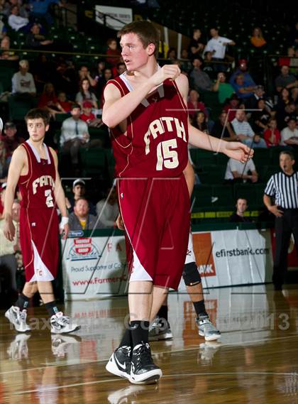 Thumbnail 3 in Faith Christian vs. Brush (CHSAA 3A State Tournament Great 8) photogallery.