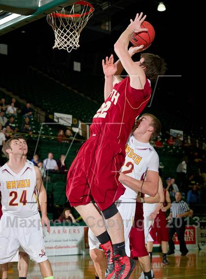 Thumbnail 3 in Faith Christian vs. Brush (CHSAA 3A State Tournament Great 8) photogallery.
