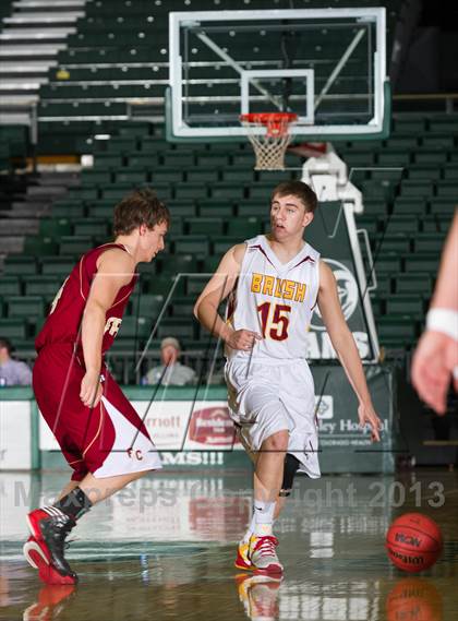 Thumbnail 3 in Faith Christian vs. Brush (CHSAA 3A State Tournament Great 8) photogallery.