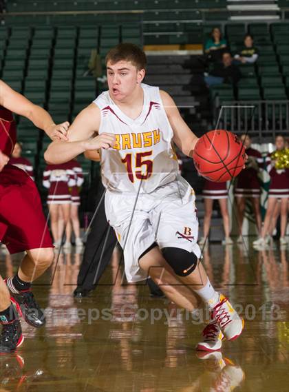 Thumbnail 1 in Faith Christian vs. Brush (CHSAA 3A State Tournament Great 8) photogallery.